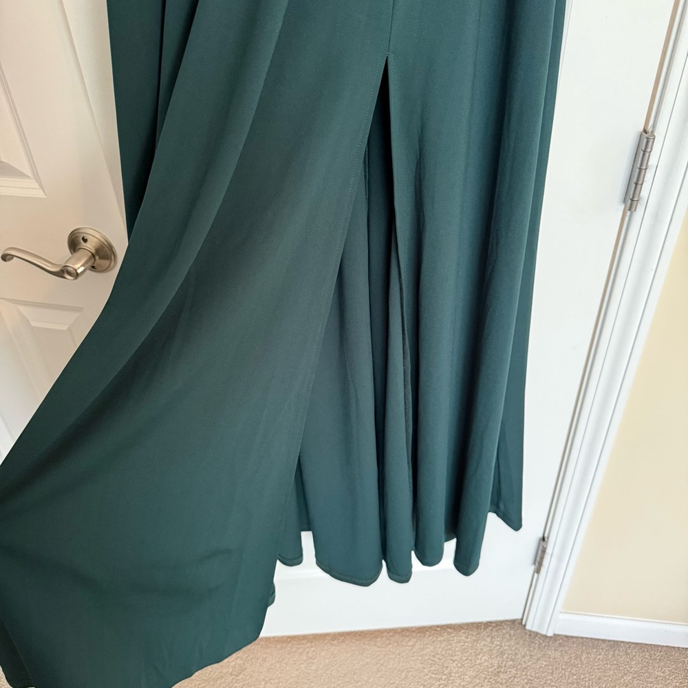 Ever Pretty Emerald Green V-Neck Maxi Dress - Picture 5 of 7
